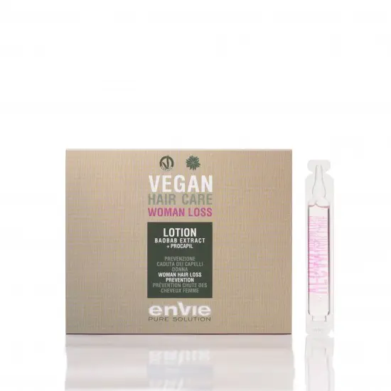 Лосьон в ампулах лечебный против выпадения Woman Loss Envie Vegan New